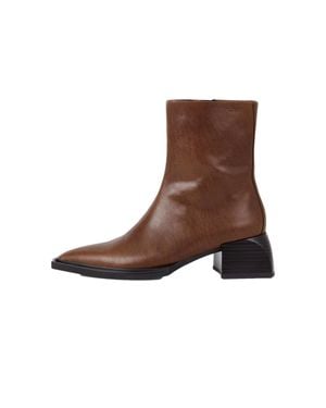 Vagabond Shoemakers Vivan Leather Bootie Mud 5453-001-19 - Brown