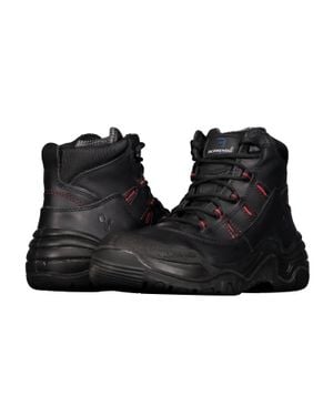 Berrendo Steel Toe Work Boots 6" - Black