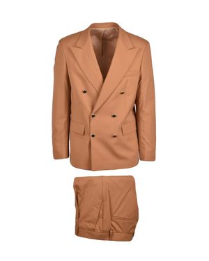 MARSĒM Virgin Wool Polyester Elastane Suit - Multicolor