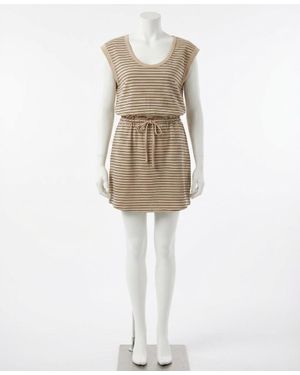 Z Supply Dayshift Cotton Striped Mini Dress - White