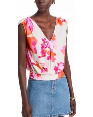 Ramy Brook Sabine Floral Tank - Red