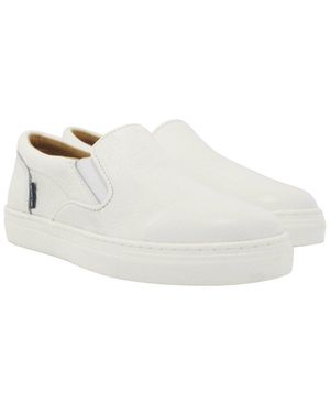 ATLANTA MOCASSIN Leather Sneaker - White