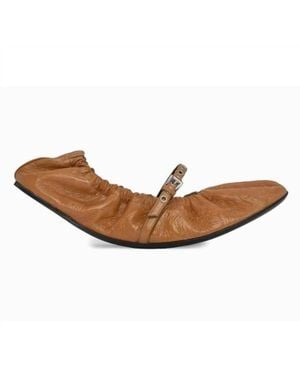 Pierre Hardy Margot Patent Leather Flat - White