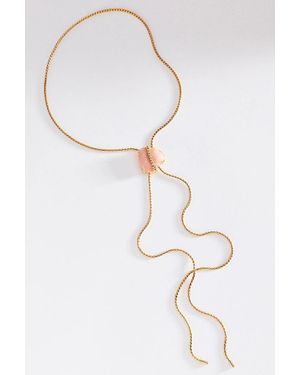 Ettika Tranquil Cove Bolo Necklace - White