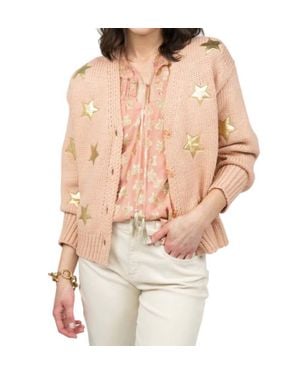 Ivy Jane Star Cardigan - Brown