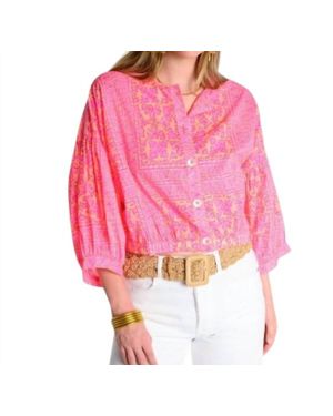 Ivy Jane Block Jacket Top - Pink