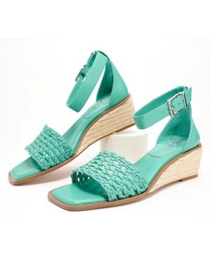 Vince Camuto Bretandi Sandals Espadrille Wedge Heel Zap45 - Blue