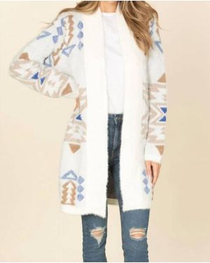 Epretty Aztec Cardigan - Natural