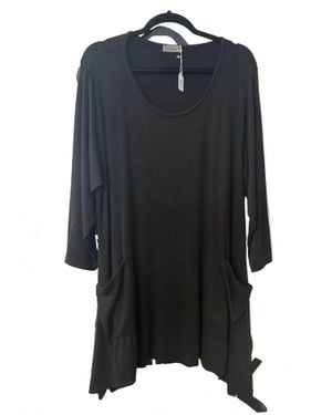 Made In Italy Sweater Dress - Black