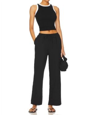 SNDY'S Linen Pants - Black