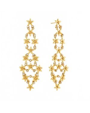 Capucine de Wulf Jasmine Cascade Earrings - Metallic