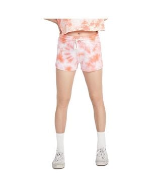 Alternative Apparel Tie Dye Cozy Shorts - Pink