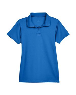 Harriton Polyester Jersey Polo - Blue