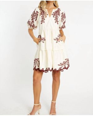 Caballero Carrie Mini Dress - Natural
