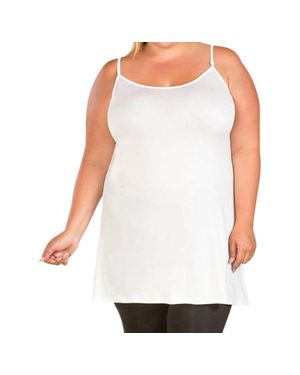 On The Plus Side Layering Camisole - White