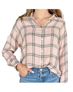 Hartford Charlot Button Down Top - Brown