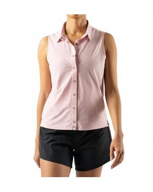 Rabbit High Country Sleeveless Performance Top - Red