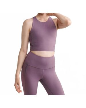 Rhone Revive Longline Bra - Purple