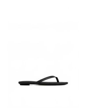 St. Agni Woven Flip Flop Sandals - White