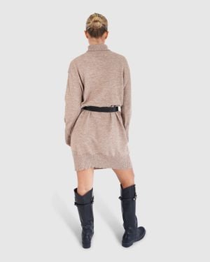 Belle & Bloom Nothing Compares Knit Dress - Natural