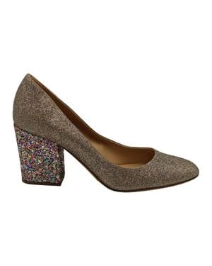 Sergio Rossi Glitter Pumps - Brown