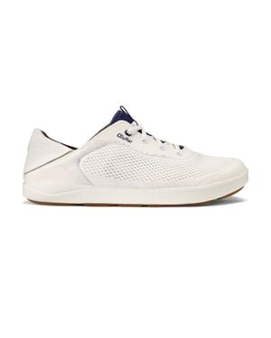 Olukai Moku Pae Round Toe Sneakers - White