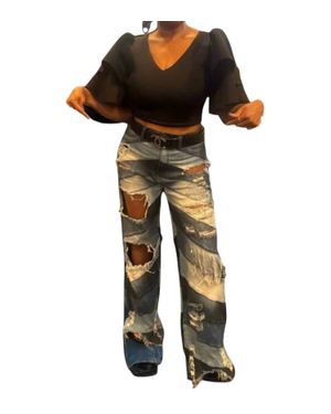 Evenuel Destroyed Jean - Black