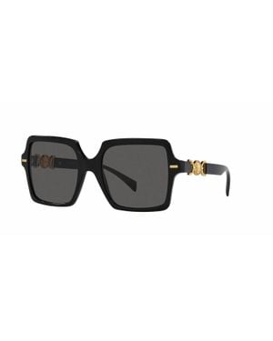 Versace Ve4441 Square Sunglasses - Black