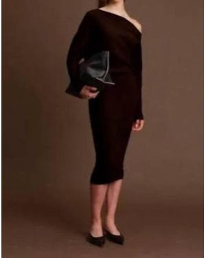 DELUC Elijah Knit Dress - Brown