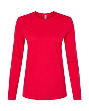Bella Canvas Jersey Long Sleeve Tee - Red