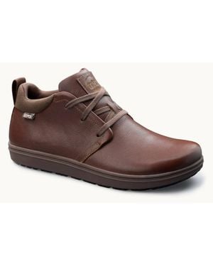 Lems Shoes Chukka Grip Leather Boot - Brown