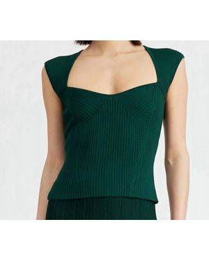En Saison Sleeveless Top - Green