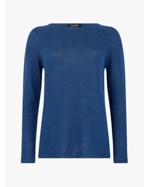 Ma'ry'ya Linen Sweater - Blue
