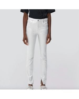 Jonathan Simkhai Rae High Rise Coated Jeans - Black