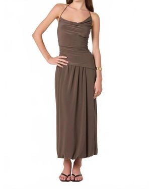 Astr Savannah Mushroom Top - Brown