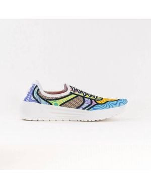 Psudo Court Sneaker - Blue