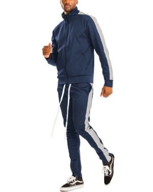 TRUEDAMES Single Stripe Track Set - Blue
