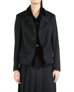 Comme des Garçons Vollar Blazer - Black