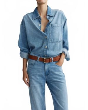 DL1961 Addison Overshirt - Blue