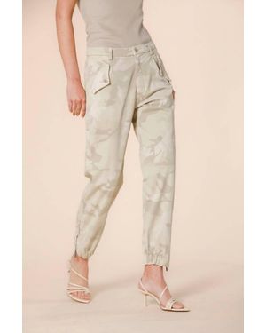 Mason's Evita Camo Pants - Natural