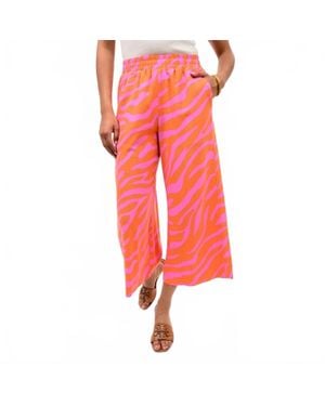 Ivy Jane Pull On Crop Pants - Red