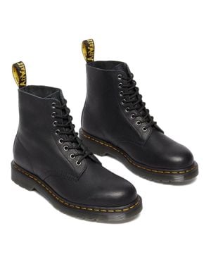 Dr. Martens 1460 Ambassador R31981001 M5/W6 Leather Boots Rhs9541 - Black