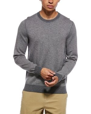 Vince Birdseye Wool-Blend Crewneck Sweatshirt - Gray