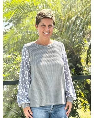 Fsl Apparel Leopard Go Lightly Top - Green