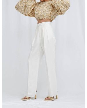 Significant Other Asta Balloon Sleeves Shirt - White