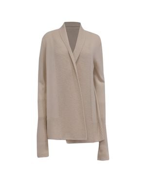 Vince Drape Open Front Cardigan - Natural