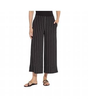Lyssé Ave Cropped Palazzo Pants - Black