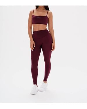 Revyve Active High-Waisted Ultra-Soft Leggings - Red