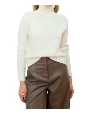 DELUC Carly Turtleneck Sweater - Natural