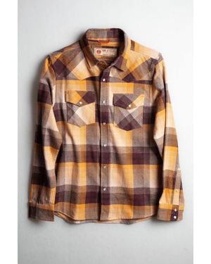 Iron & Resin Somis Long Sleeve Shirt - Brown